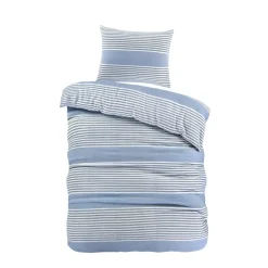 Day Dream Davos - Dekbedovertrek - Eenpersoons - 140 x 200/220 - Lichtblauw