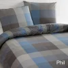 Day Dream Dekbedovertrek Phil - 140x200/220 cm - Blauw