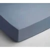 Day Dream Hoeslaken - jersey - 90x200 cm - Blauw