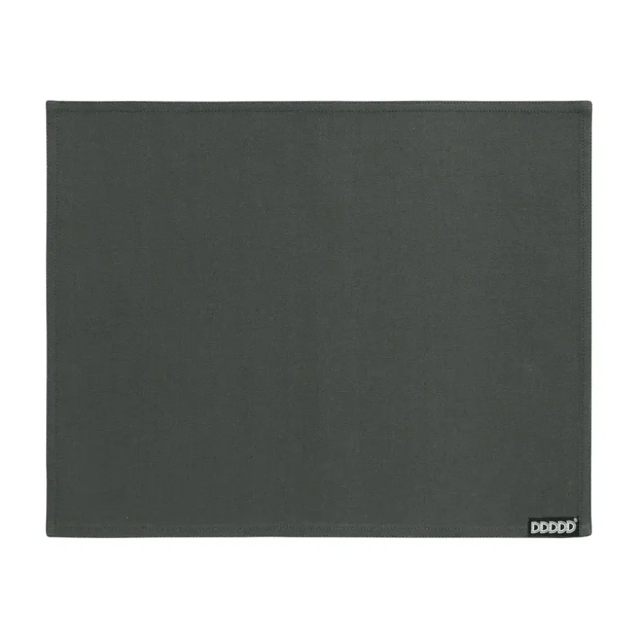 DDDDD placemat Kit - 35x45 cm - Antraciet - set van 2 stuks