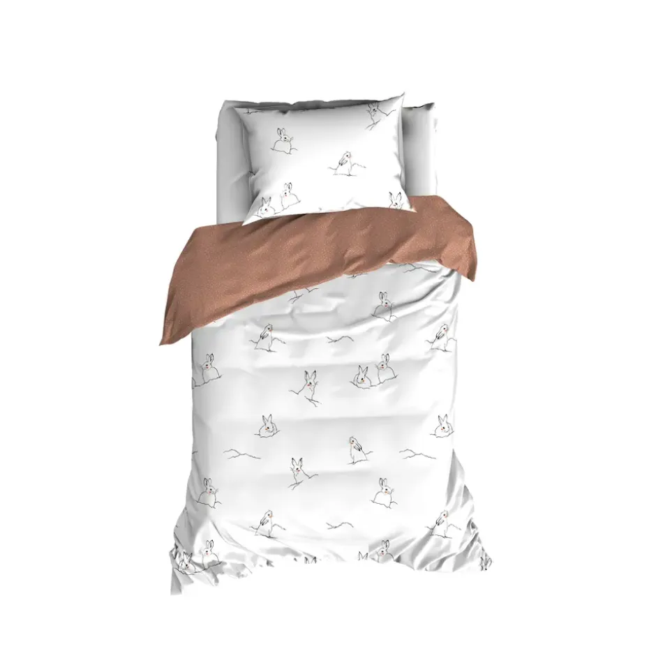 De Witte Lietaer Dekbedovertrek Rabbit Katoen - 140 x 200 cm - Multi