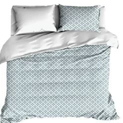 De Witte Lietaer Dekbedovertrek Katoen Satijn Azulejos - 140 x 200/220 cm