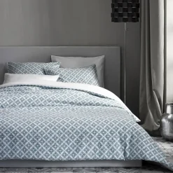 De Witte Lietaer Dekbedovertrek Katoen Satijn Azulejos - 140 x 200/220 cm