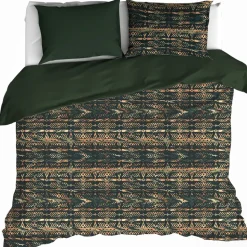 De Witte Lietaer Dekbedovertrek Rufus Khaki - 200 x 200/220 cm - Flanel