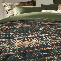 De Witte Lietaer Dekbedovertrek Rufus Khaki - 200 x 200/220 cm - Flanel