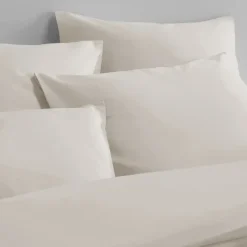 De Witte Lietaer Dekbedovertrek Katoen Satijn Olivia - 240 x 220 cm - Beige