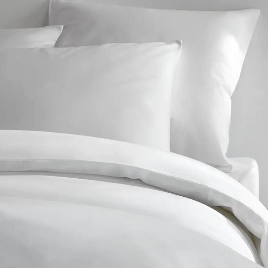 De Witte Lietaer Dekbedovertrek Katoen Satijn Olivia - 200 x 200/220 cm - Wit
