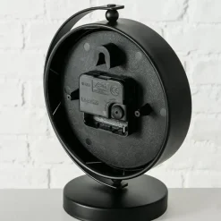 Deco by Boltze Tafelklok Montreux - zwart/goud - 20 x 15 cm