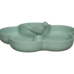 Decoris Vogelbad - turquoise - bamboe - 23 cm - drinkschaal