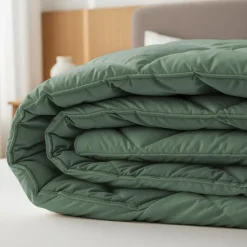 Dekbed zonder Overtrek Diamond 200x200 – Incl. Kussenslopen – Wasbaar – Groen