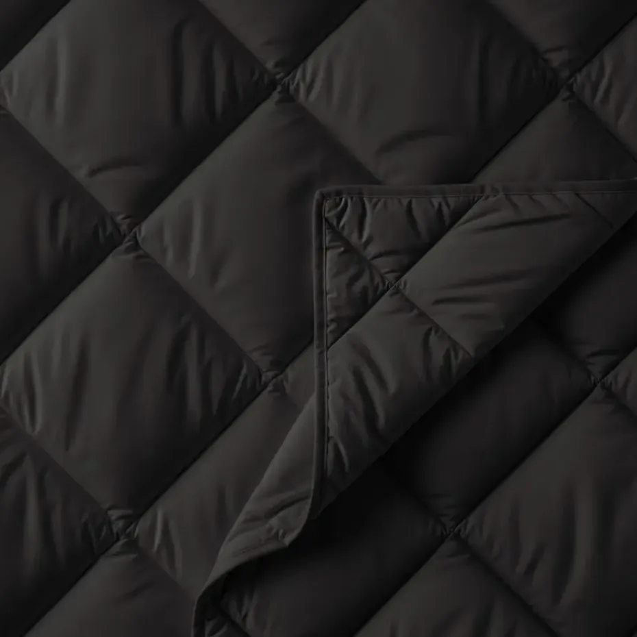 Dekbed zonder Overtrek Diamond 200x200 – Incl. Kussenslopen – Wasbaar – Zwart