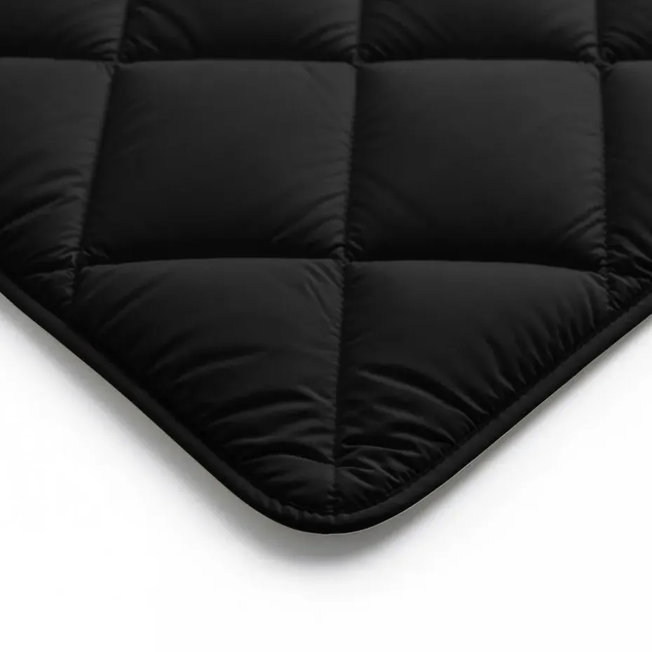 Dekbed zonder Overtrek Diamond 140x200 – Incl. Kussenslopen – Wasbaar – Zwart