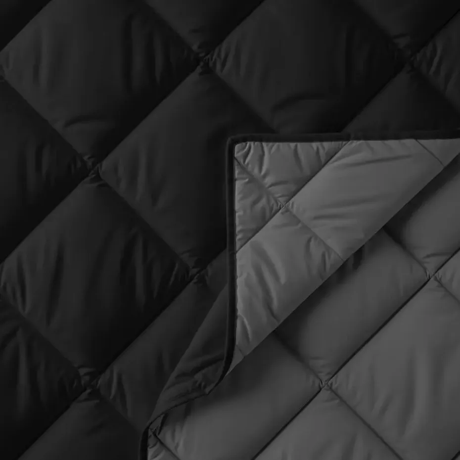 Dekbed zonder Overtrek Diamond 140x200 – Incl. Kussenslopen – Wasbaar – Zwart