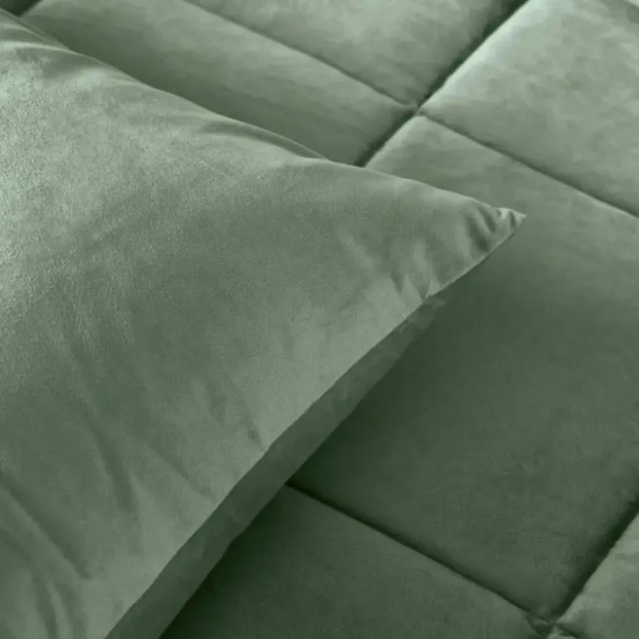 Dekbed zonder Overtrek Velvet 240x200 – Superzacht & Wasbaar – Groen