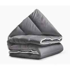 Dekbed zonder Overtrek 140x200 – Incl. Kussenslopen – Wasbaar – Antraciet