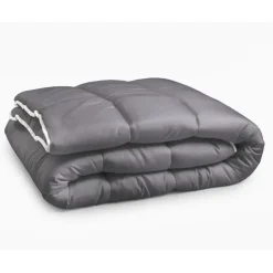 Dekbed zonder Overtrek 140x200 – Incl. Kussenslopen – Wasbaar – Antraciet