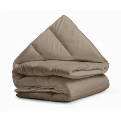 Dekbed zonder Overtrek 200x200 – Incl. Kussenslopen – Wasbaar – Taupe