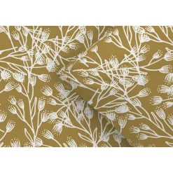 Dekbedovertrek Aila - oker/wit - 240x200/220 cm