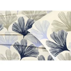 Dekbedovertrek Boaz - wit/blauw - 140x220 cm