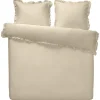 Dekbedovertrek Cato - zand - 240x200/220 cm