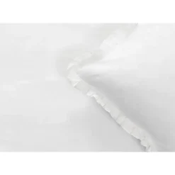 Dekbedovertrek Cato effen - wit - 240x200/220 cm