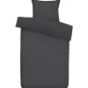 Dekbedovertrek Cozy Contour - antraciet - 140x220 cm