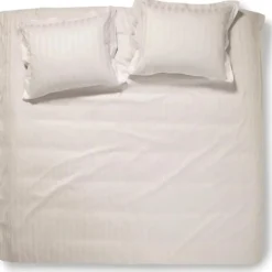 Dekbedovertrek Damai Linea Ivory Satijn-140x200/220