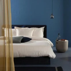 Dekbedovertrek Damai Linea Ivory Satijn-140x200/220