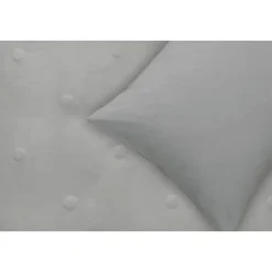 Dekbedovertrek Eva - lichtgrijs - 140x200/220 cm