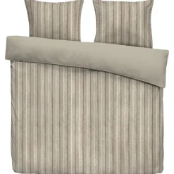 Dekbedovertrek Felix - zand/taupe - 200x200/220 cm