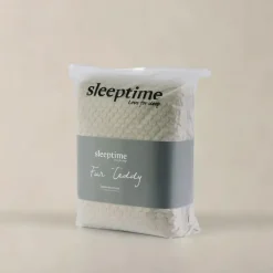 Dekbedovertrek Fur Teddy 140x220 – Fluweelzacht & Knus Design – Taupe