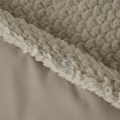 Dekbedovertrek Fur Teddy 140x220 – Fluweelzacht & Knus Design – Taupe