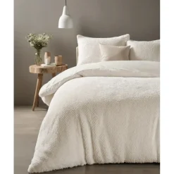 Dekbedovertrek Fur Teddy 140x220 – Fluweelzacht & Knus Design – Beige