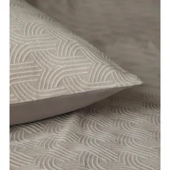 Dekbedovertrek Japandi 140x220 – Flanel Fleece – Zacht & Warm – Taupe