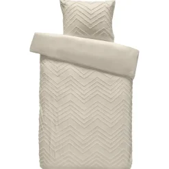 Dekbedovertrek Juliette tufted - zand - 140x220 cm