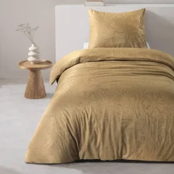 Dekbedovertrek Mason - oker - 140x220 cm