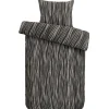 Dekbedovertrek Milaan - antraciet - 140x200/220 cm