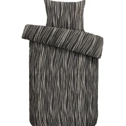 Dekbedovertrek Milaan - antraciet - 140x200/220 cm