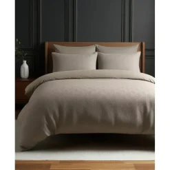 Dekbedovertrek Milano 140x200 – Fluweelzacht Uni Design – Taupe