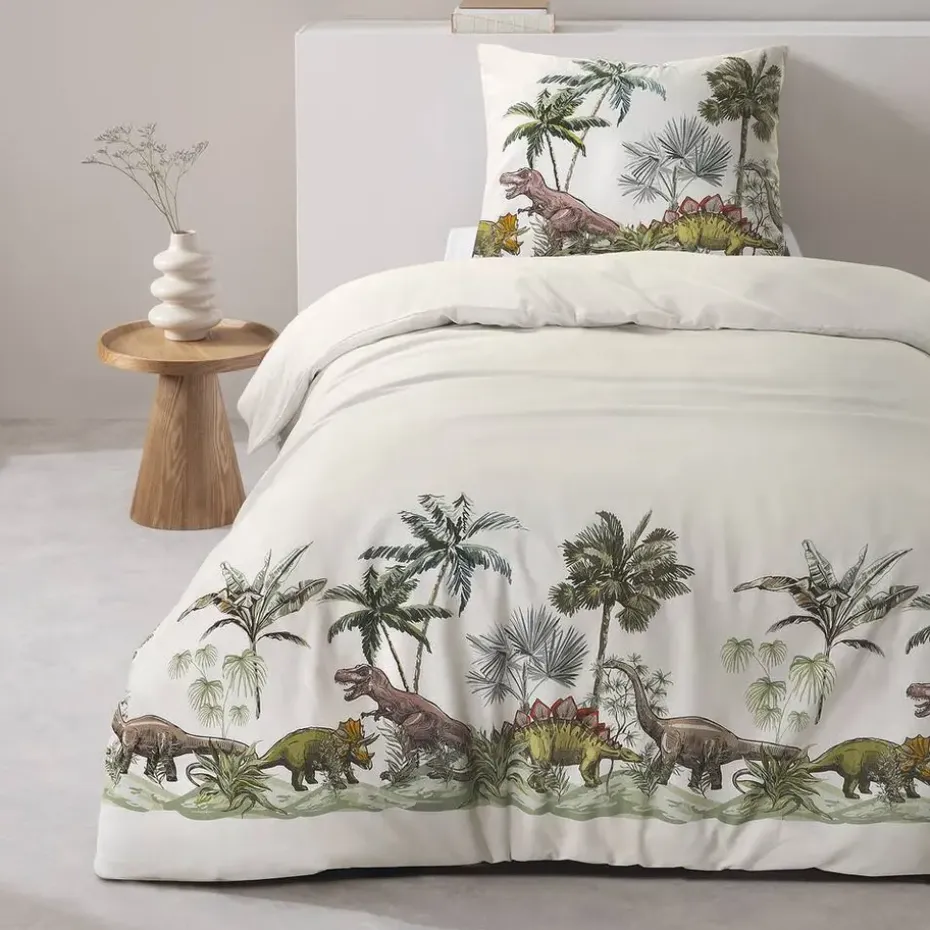 Dekbedovertrek Noah - wit - 140x200 cm