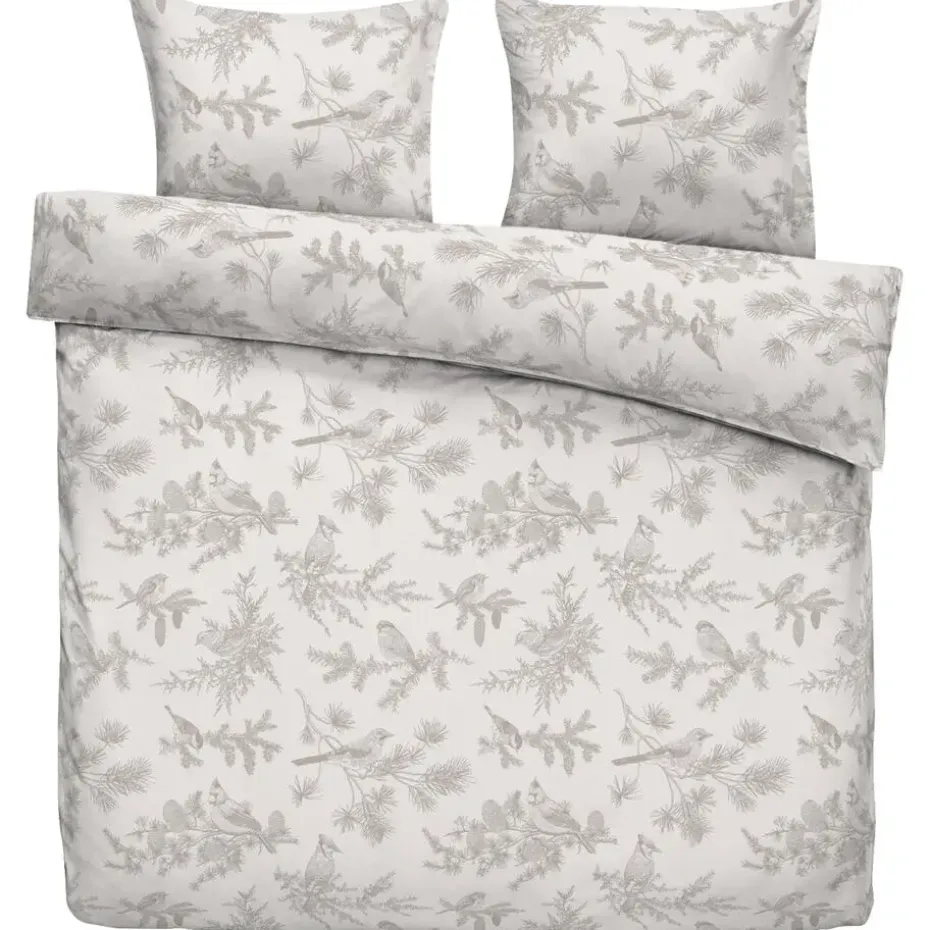 Dekbedovertrek Noalyn - off-white/taupe - 240x200/220 cm