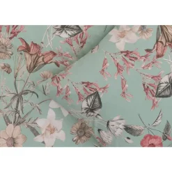 Dekbedovertrek Norah - groen - 140x200/220 cm