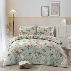 Dekbedovertrek Norah - groen - 240x200/220 cm