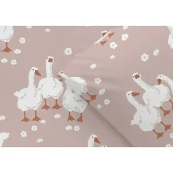 Dekbedovertrek Noya - roze - 140x200 cm