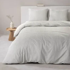 Dekbedovertrek Olivier - zand - 240x200/220 cm