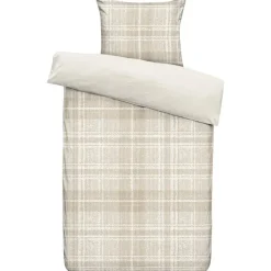 Dekbedovertrek Philip - zand/taupe - 140x200/220 cm