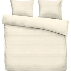 Dekbedovertrek Pluch Lines - off-white - 200x220 cm