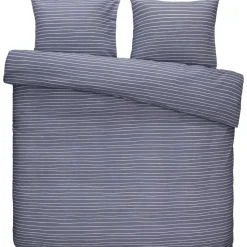 Dekbedovertrek Rees - grijsblauw - 240x200 cm