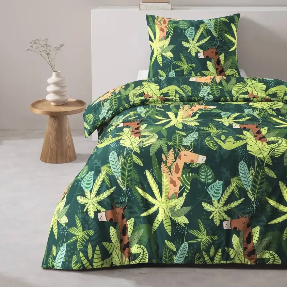 Dekbedovertrek Sem - groen - 140x200 cm