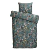 Dekbedovertrek Sophia bloemen - blauw - 140x200/220 cm